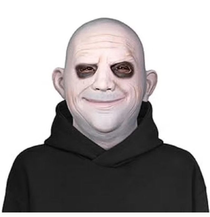 Addams Family full face latex masker Uncle Lester, Ophalen of Verzenden, Nieuw, Halloween of Griezel