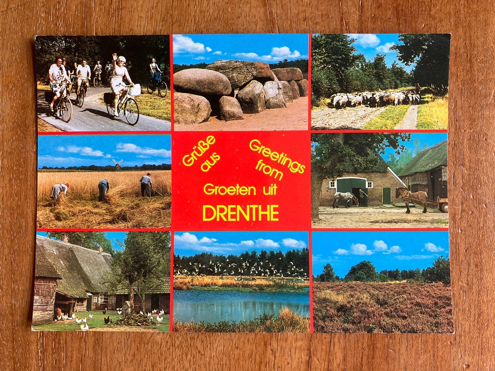 Groeten uit Drenthe - 1990, Ophalen of Verzenden, 1960 tot 1980, Ongelopen, Drenthe