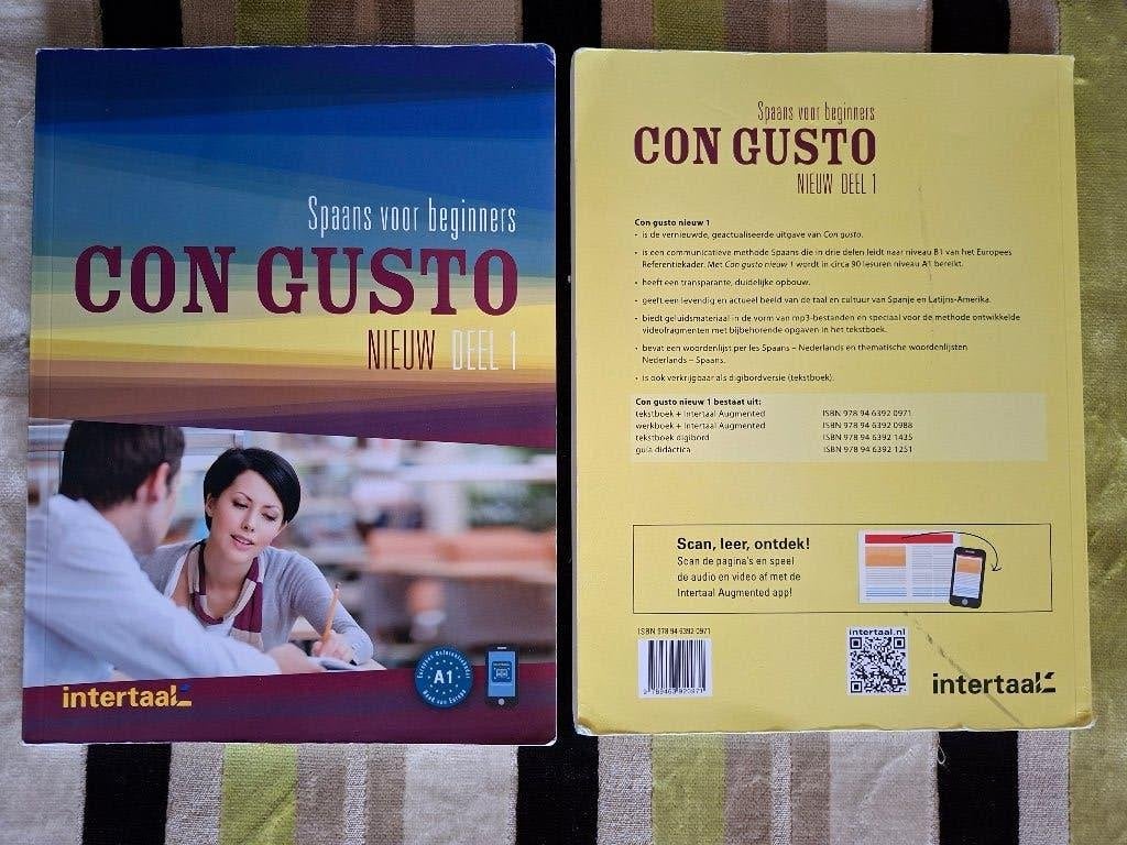 Con Gusto 1     Spaans studie en werkboek, Boeken, Ophalen of Verzenden, Beta, Gelezen