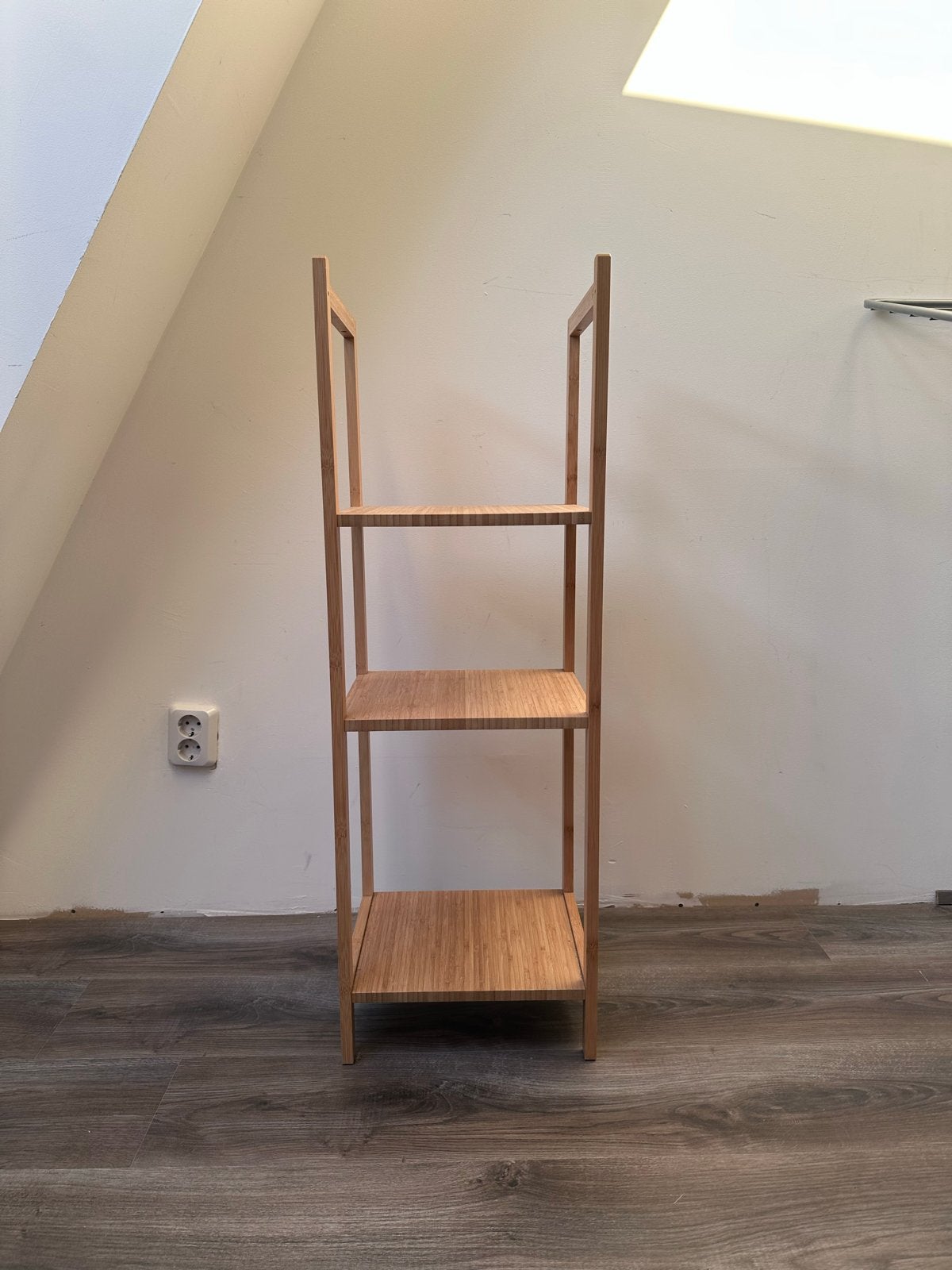 Bamboe Boekenkast met 3 Planken - Stijlvol & Compact, Ophalen, Zo goed als nieuw