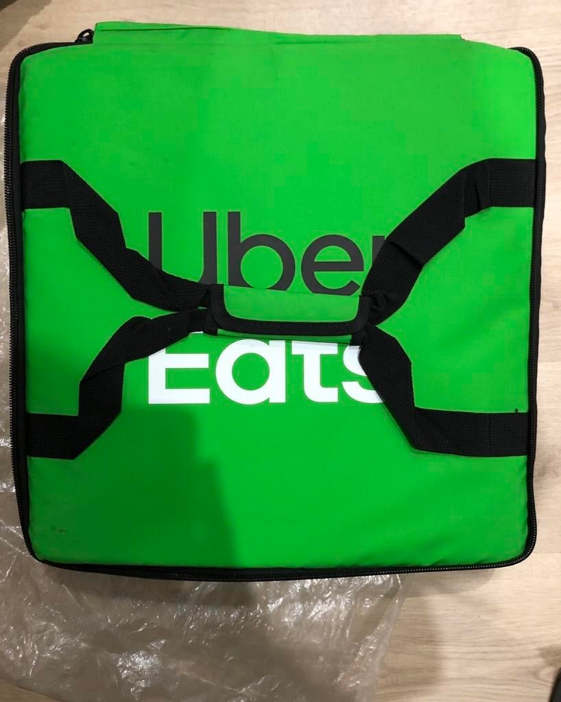 Uber Eats bezorgtas - Groen, geïsoleerd, Verzenden, Nieuw