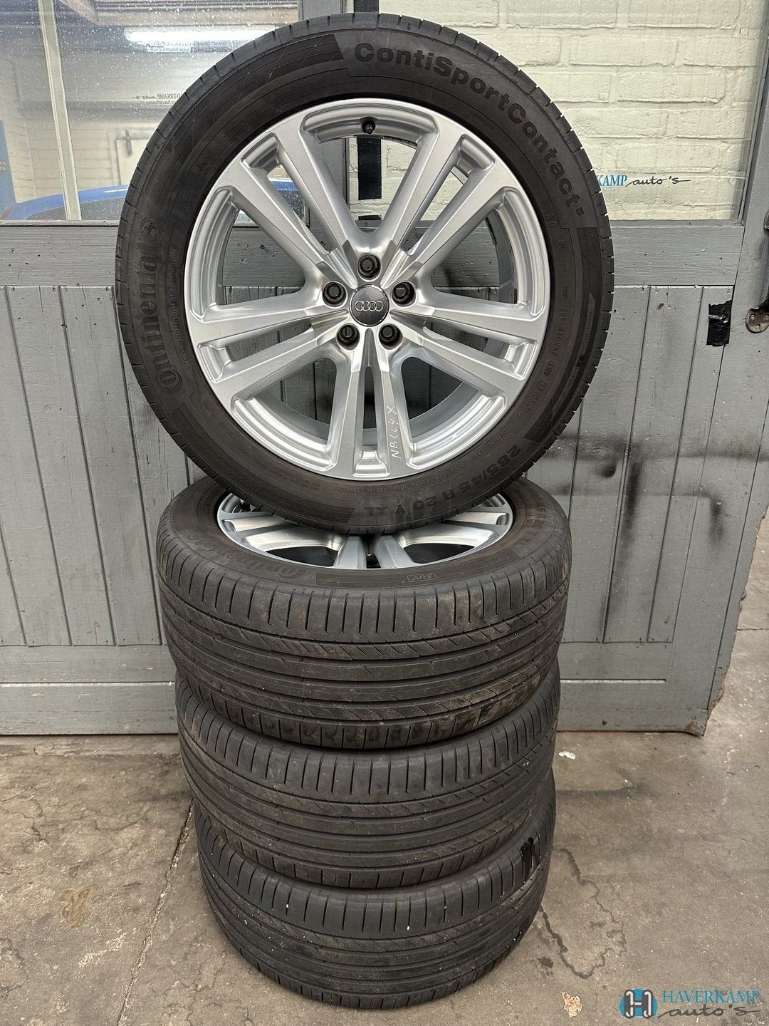 Audi Q7 zomerset 285 45 20 5mm origineel, Ophalen, Gebruikt, -, 285 mm
