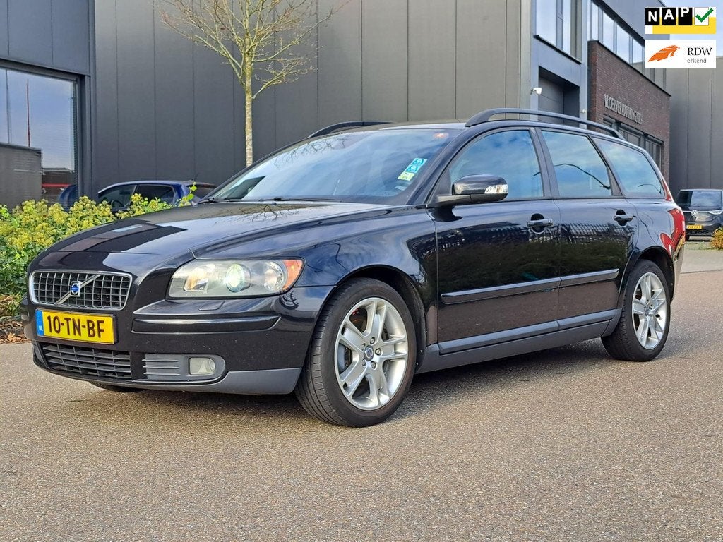 Volvo V50 2.0 Edition II Sport Clima, Auto's, Volvo, Voorwielaandrijving, 1350 kg, Stof, Zwart