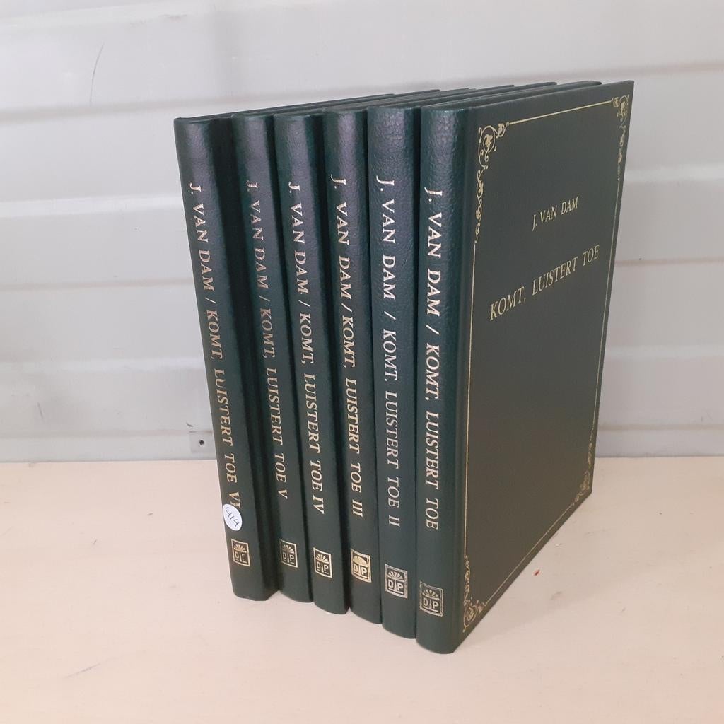 Nr. 414 J. van Dam. Komt luistert toe. Zes delen, Boeken, Ophalen of Verzenden, Gelezen, J. van Dam, Christendom | Protestants