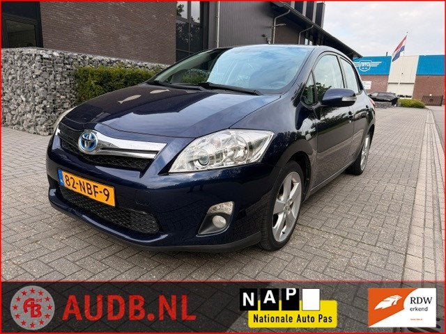 Toyota Auris 1.8 Full Hybrid Dynamic| AUTOMAAT|17 INCH|CLIMA, Auto's, Euro 5, Gebruikt, 4 cilinders, Blauw