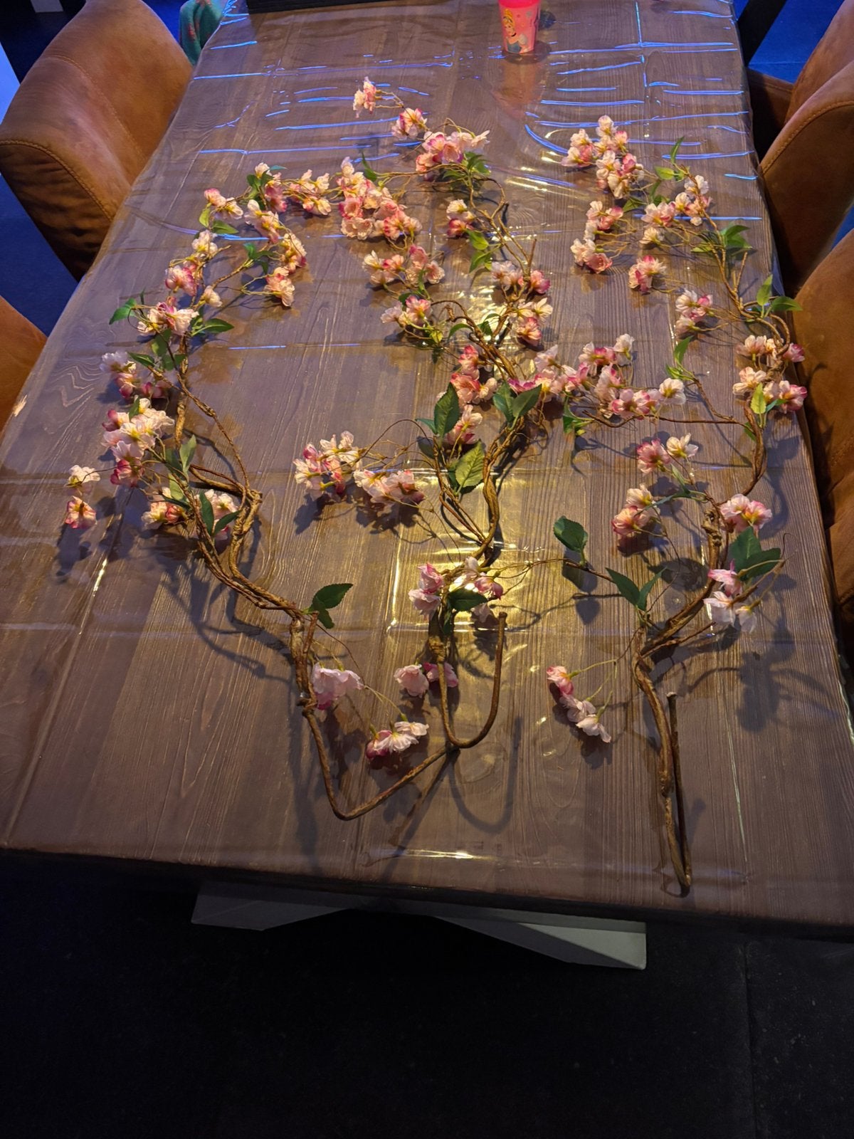 Kunst Takken met bloemen, Ophalen of Verzenden, Zo goed als nieuw