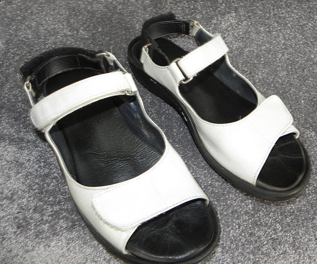 Witte Wolky sandalen maat 40, Wolky, Wit, Zo goed als nieuw, Sandalen of Muiltjes
