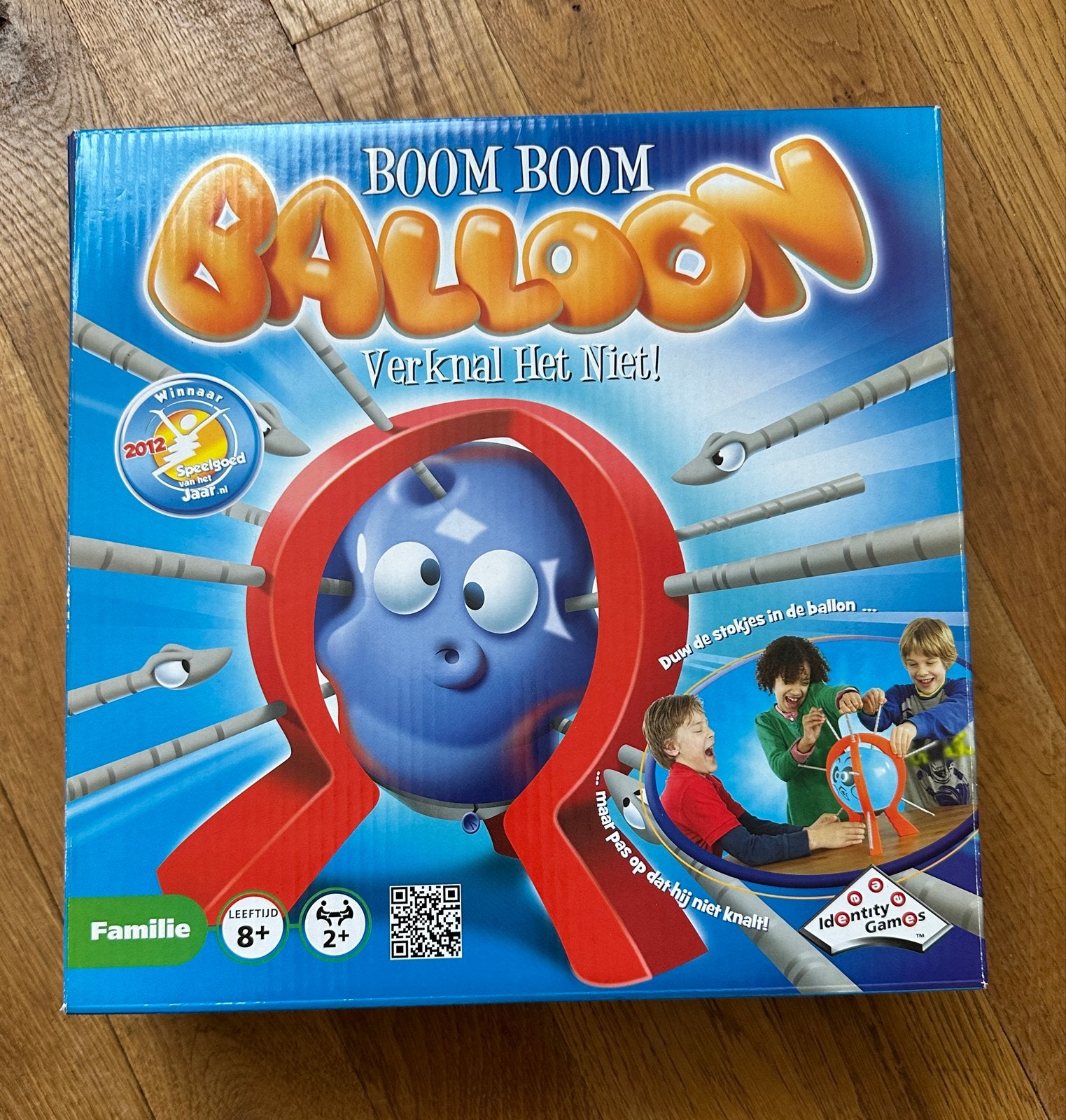 Boom Boom Balloon - Verknal Het Niet! (Winnaar Speelgoed v/h, Een of twee spelers, Ophalen of Verzenden, Zo goed als nieuw