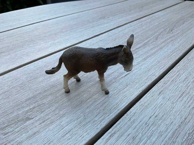 Schleich 13212 ezel, Verzamelen, Dierenverzamelingen, Ophalen of Verzenden, Zo goed als nieuw, Boerderijdier, Beeldje of Figuurtje