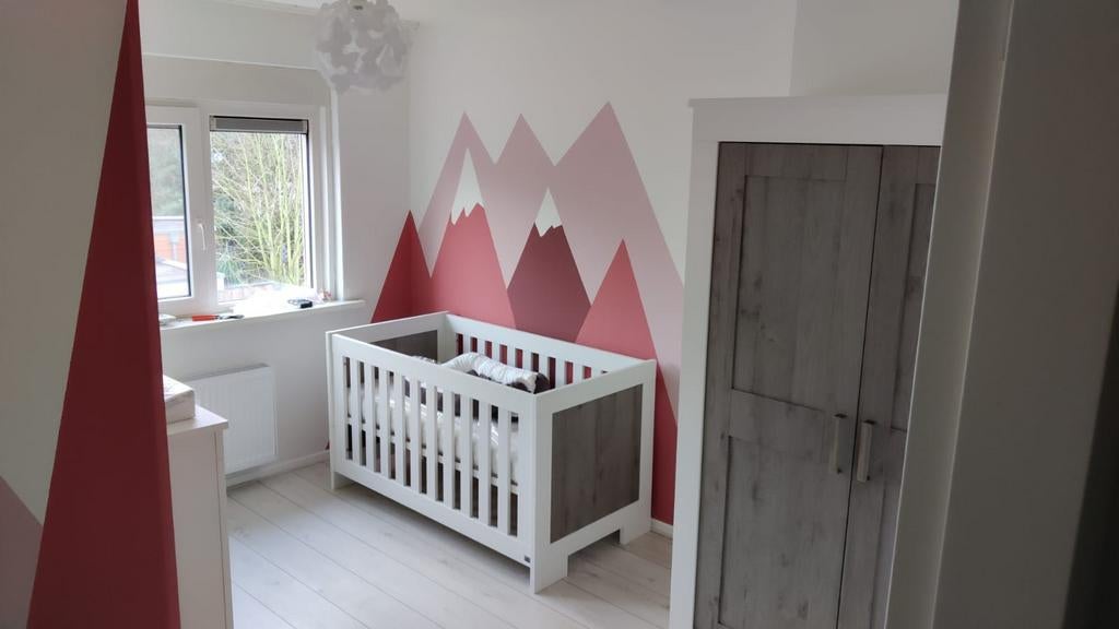 Complete babykamer The Wood Factory - meegroeibed, Kinderen en Baby's, Kinderkamer | Complete kinderkamers, Ophalen