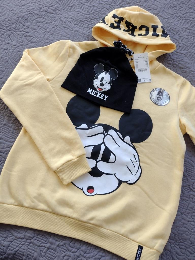 Nieuwe hoody/muts/elastiek Micky Mouse, Ophalen of Verzenden, Nieuw