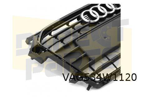 Audi A1 (1/15-11/18) voorbumpergrille (VMZ zwart) Origineel!, -, -, Nieuw, Audi