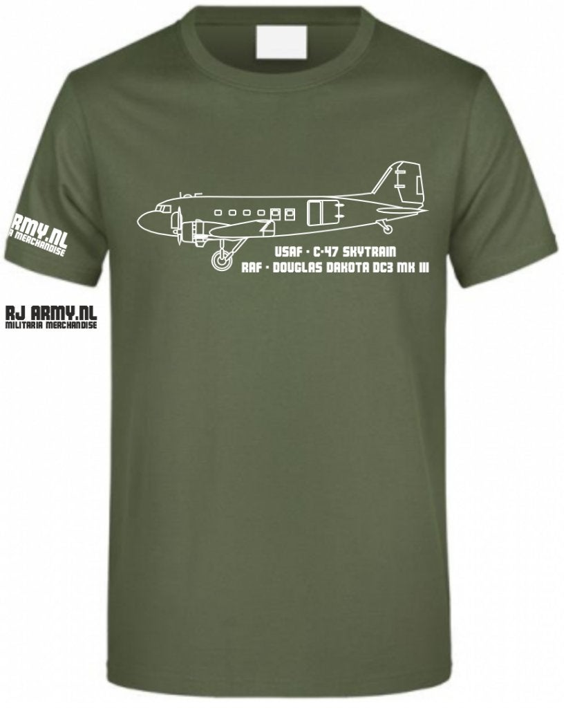 ww2 Douglas Dakota DC3 side, Ophalen of Verzenden, Overige soorten, Overige gebieden, Kleding of Schoenen