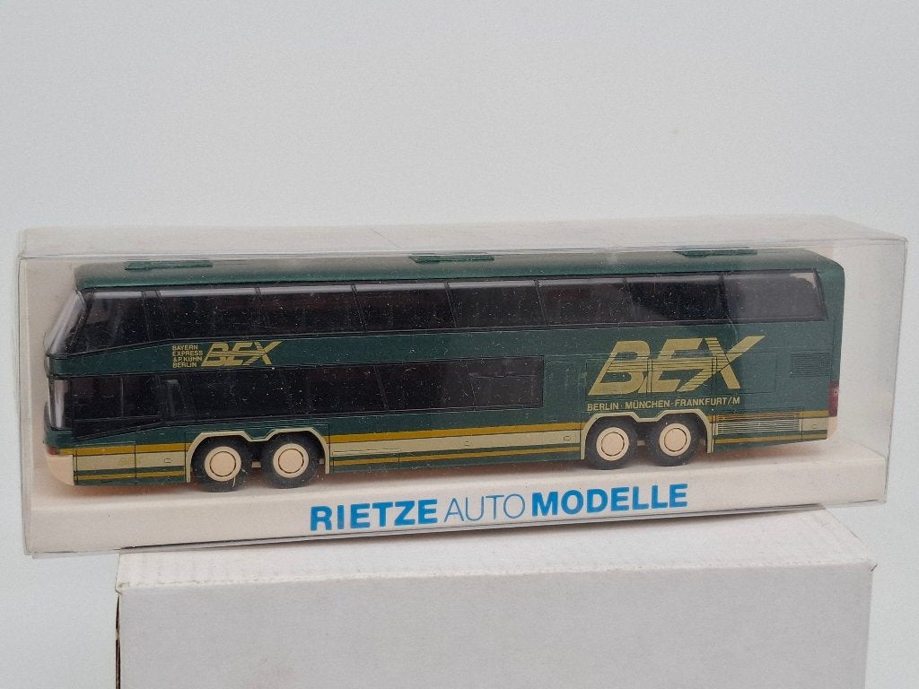 Neoplan touringcar bus Bex Reisen - Rietze 1/87, Verzenden, Zo goed als nieuw, Bus of Vrachtwagen, Rietze