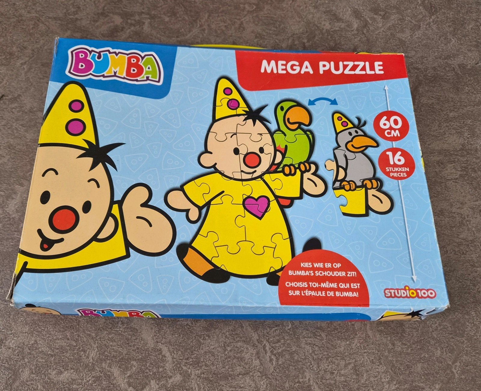 Bumba Mega Vloerpuzzel - 16 Stukjes, 60 cm, Ophalen of Verzenden, 10 tot 50 stukjes, Nieuw, 2 tot 4 jaar