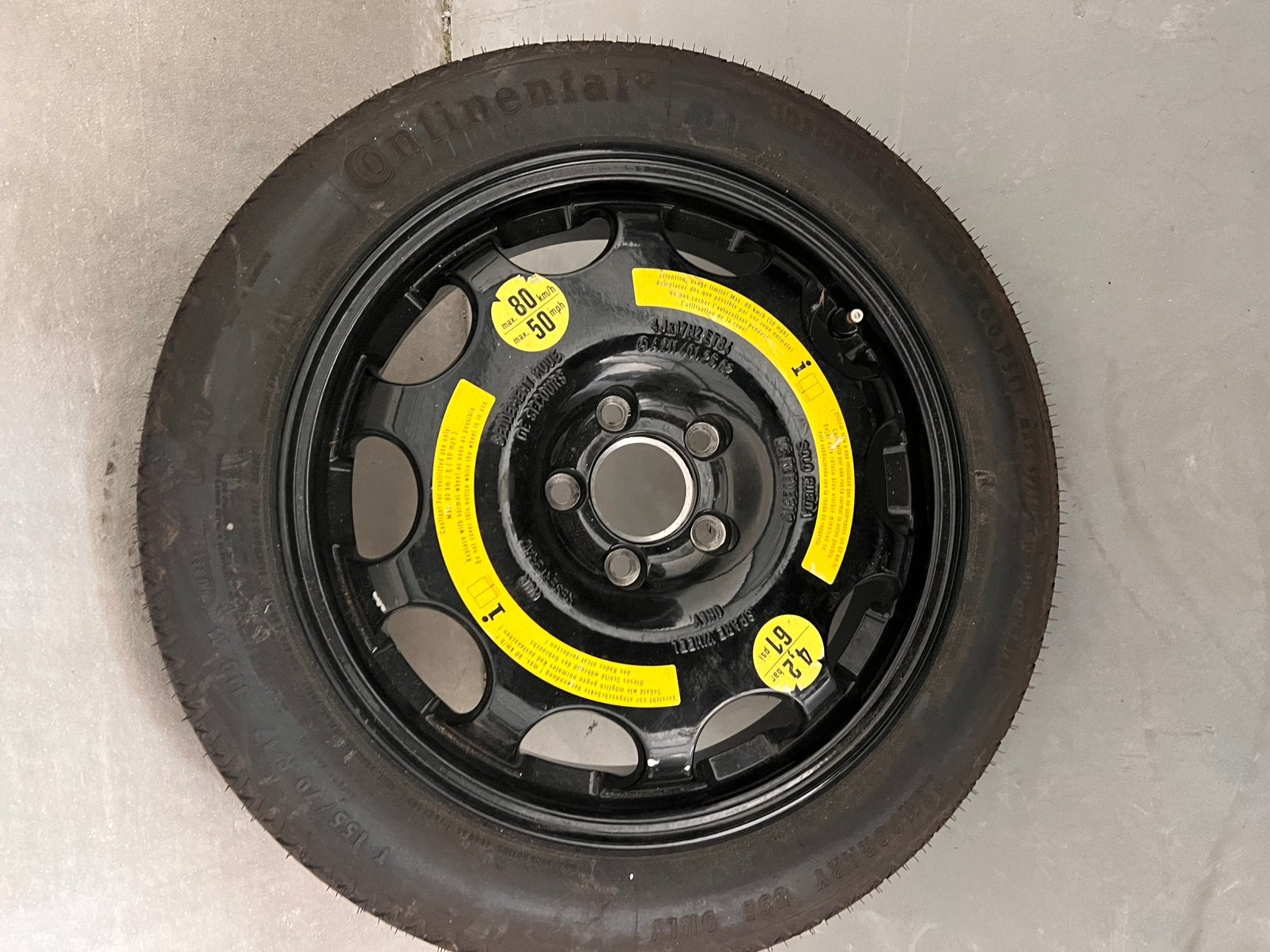Thuiskomer mercedes w211 e-klasse 5x112 155/70/17, Ophalen of Verzenden, Zo goed als nieuw