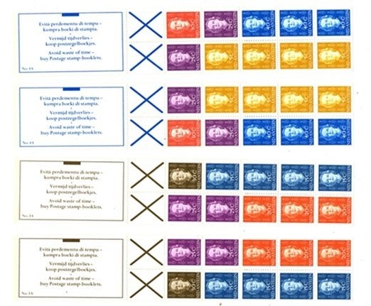 Nederlandse Antillen Pzb nr. 3a,3b,4a en 4b postfris, Postzegels en Munten, Postzegels | Nederlandse Antillen en Aruba, Verzenden