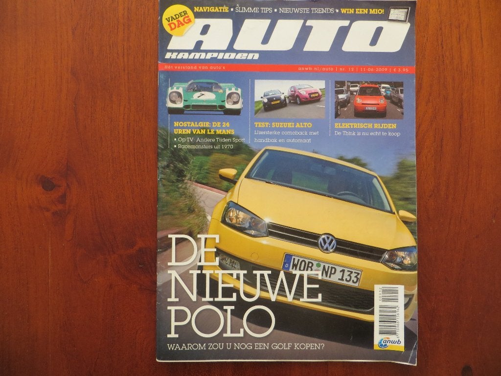 Autokampioen 12 2009 Volkswagen Polo, Suzuki Alto, Th!nk, Ophalen of Verzenden, Zo goed als nieuw, Volkswagen