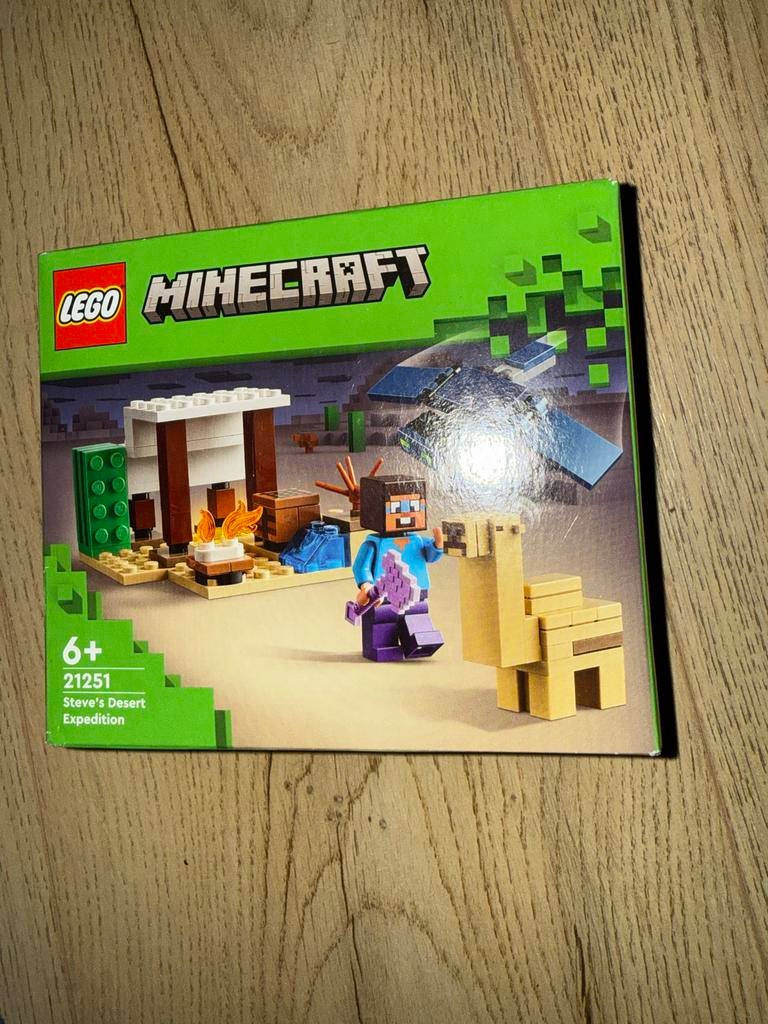 Nieuw LEGO Minecraft 21251 Steve's Woestijn Expeditie, Minecraft, Lego, Nieuw, Ophalen of Verzenden
