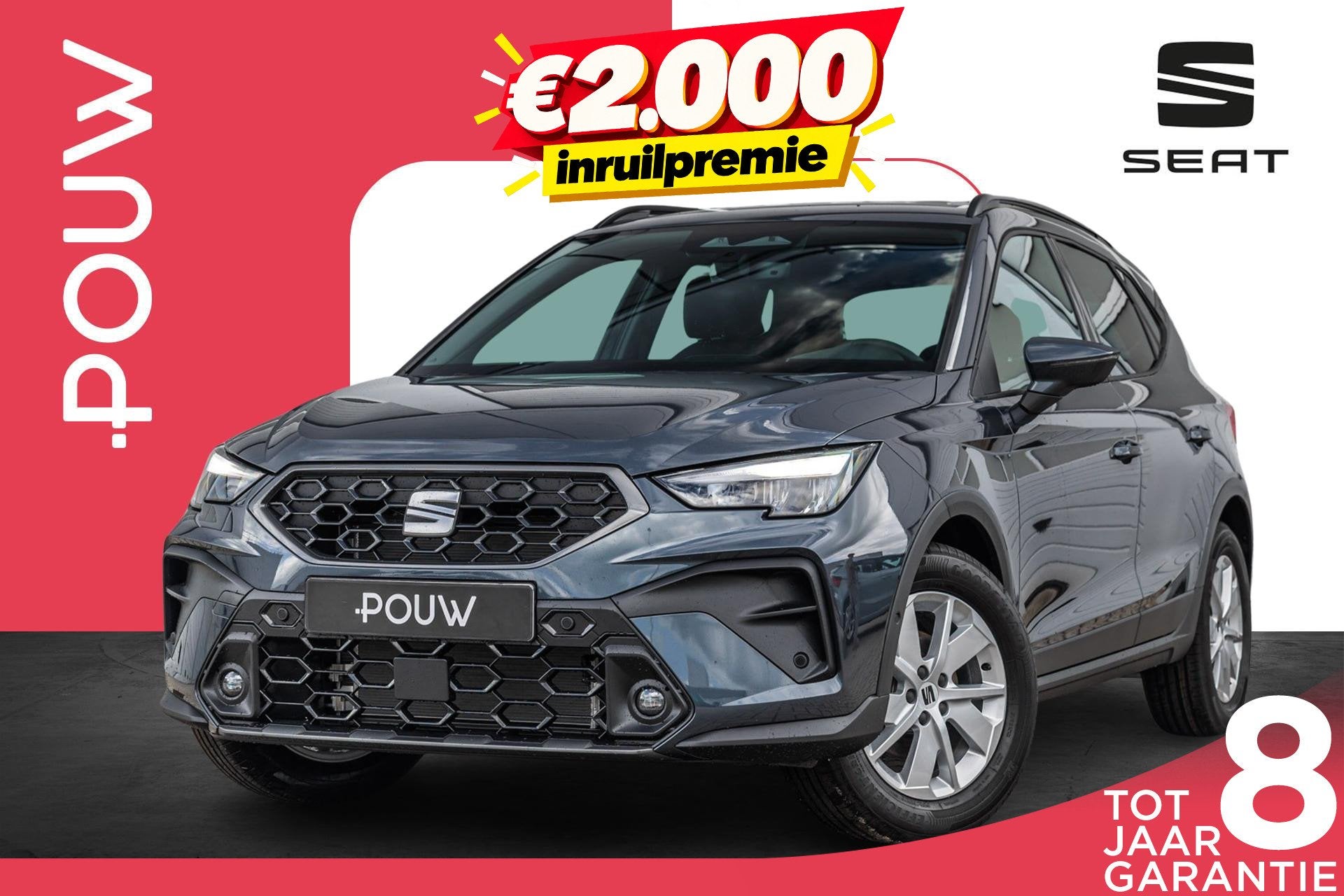 SEAT Arona 1.0 EcoTSI 95pk Style Business Connect | Achterui, Auto's, Voorwielaandrijving, 12 maanden, Stof, Gebruikt