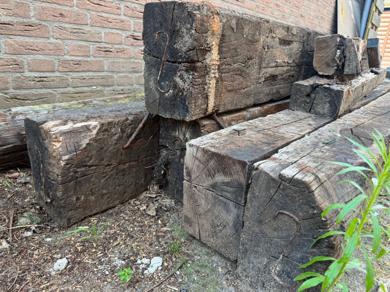 GRATIS bielzen, Ophalen, Gebruikt, Hout