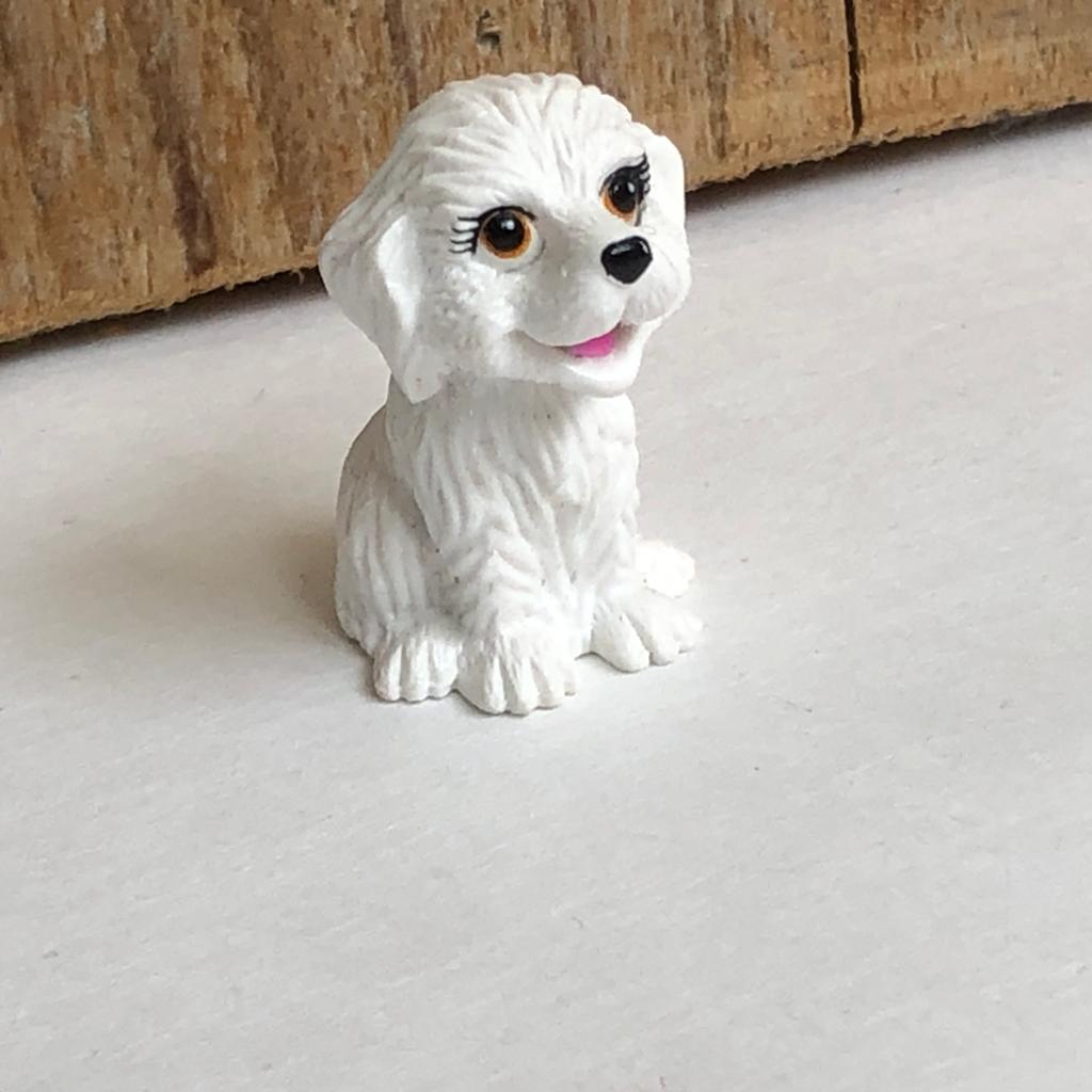 Witte Barbie hond vintage, Ophalen of Verzenden, Gebruikt, Barbie