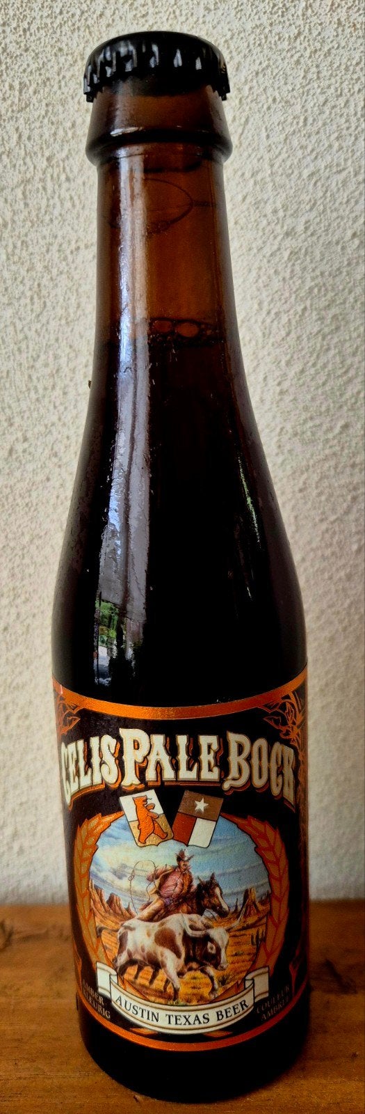 fles Celis Pale Bock Celis Brewery Austin, Texas amber bier, Verzamelen, Ophalen of Verzenden, Zo goed als nieuw, Flesje(s), Overige merken