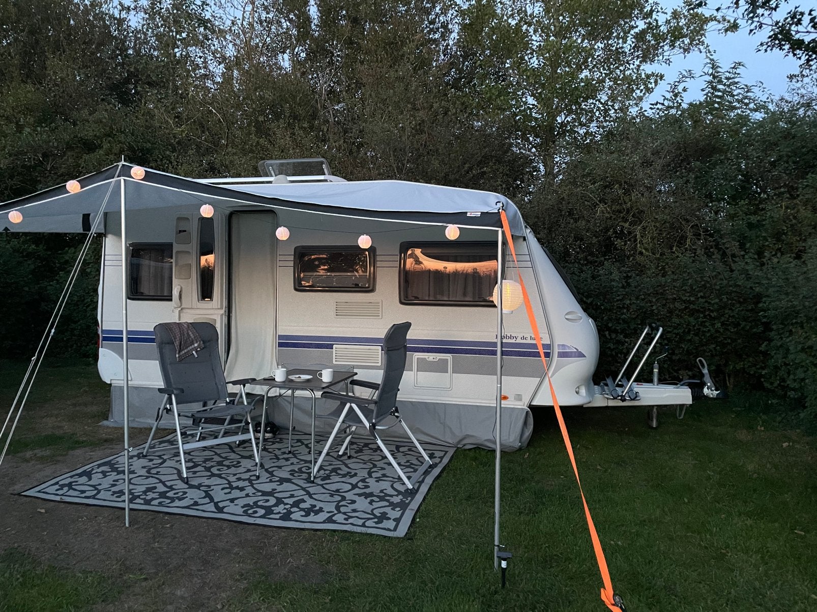 Luifel voor caravan of tent, Caravans en Kamperen, Caravan accessoires, Ophalen, Zo goed als nieuw