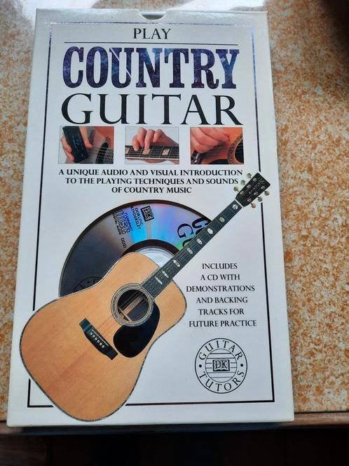 Lesboek-Play Country Guitar + cd, Muziek en Instrumenten, Bladmuziek, Les of Cursus, Ophalen of Verzenden, Country en Western