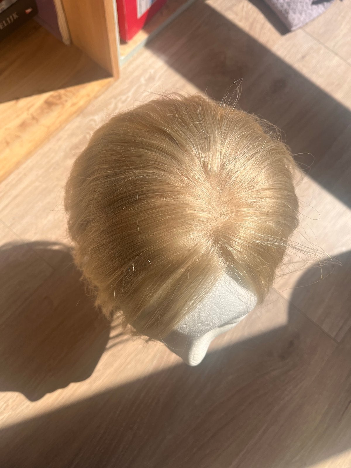 Echt virgin human haar topper/pruikje, Sieraden, Tassen en Uiterlijk, Uiterlijk | Haarverzorging, Ophalen of Verzenden, Zo goed als nieuw