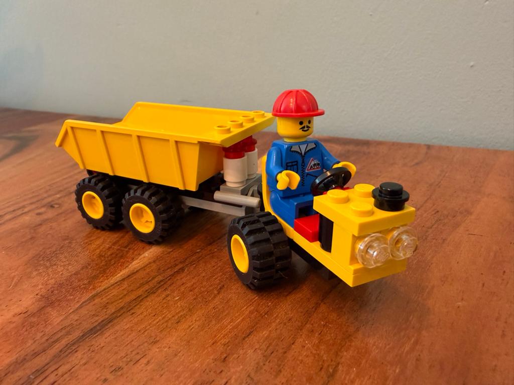 LEGO 6535 Dumper met minifiguur en accessoires, Lego, Ophalen of Verzenden, Compleet, Complete set