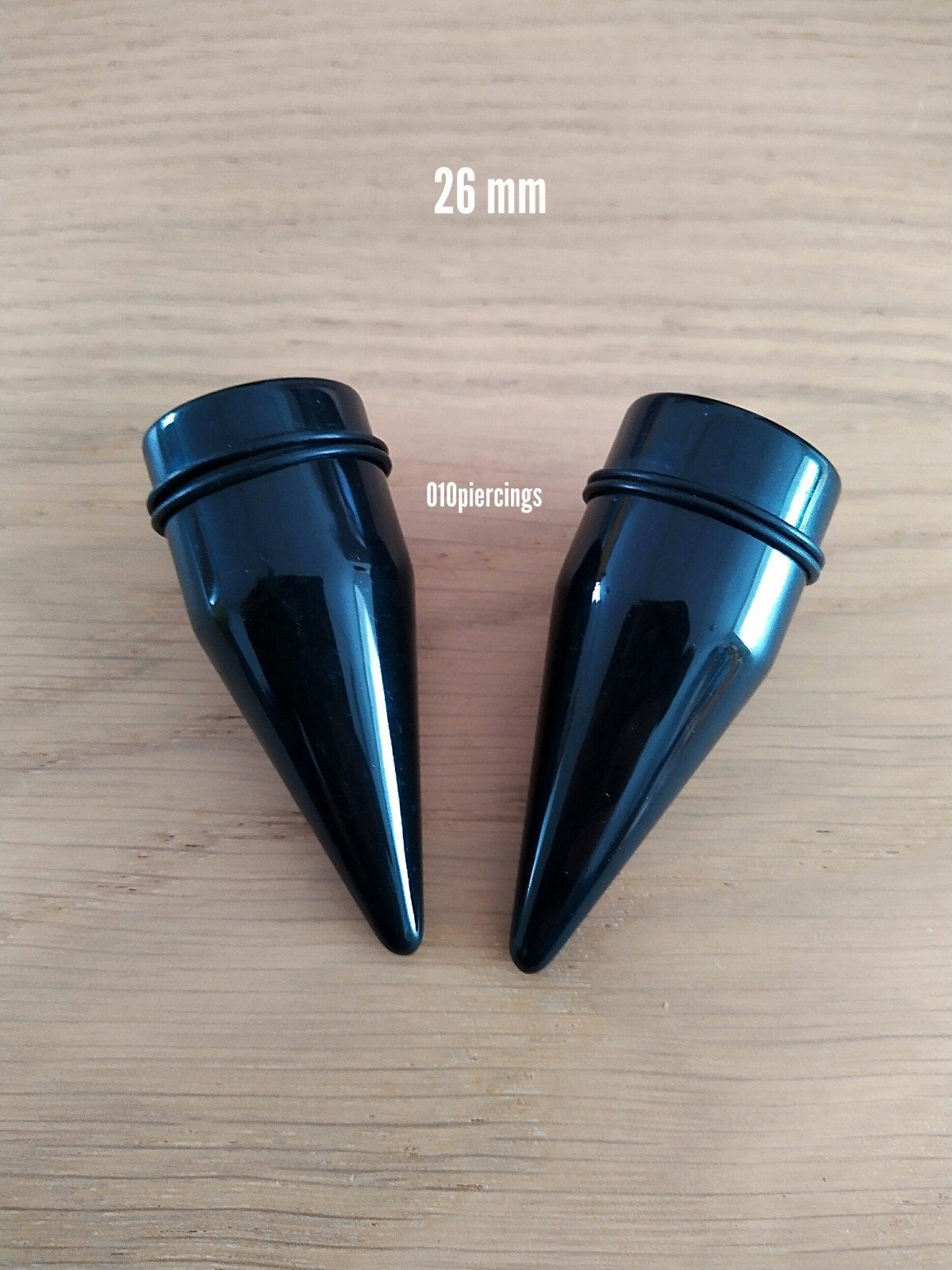 Nieuwe expanders, rekstaafjes. Acryl. Zwart. 20 Mm., Sieraden, Tassen en Uiterlijk, Piercings, Ophalen of Verzenden, Zo goed als nieuw