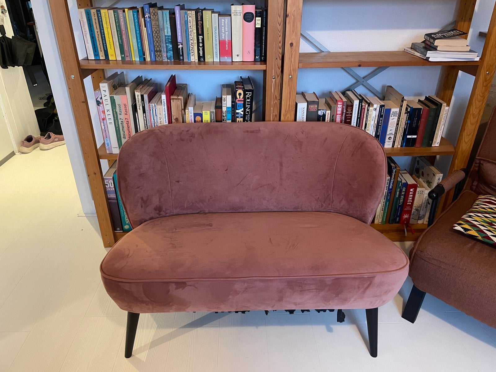 Woood velvet couch, Ophalen, Gebruikt, Tweepersoons, Minder dan 150 cm