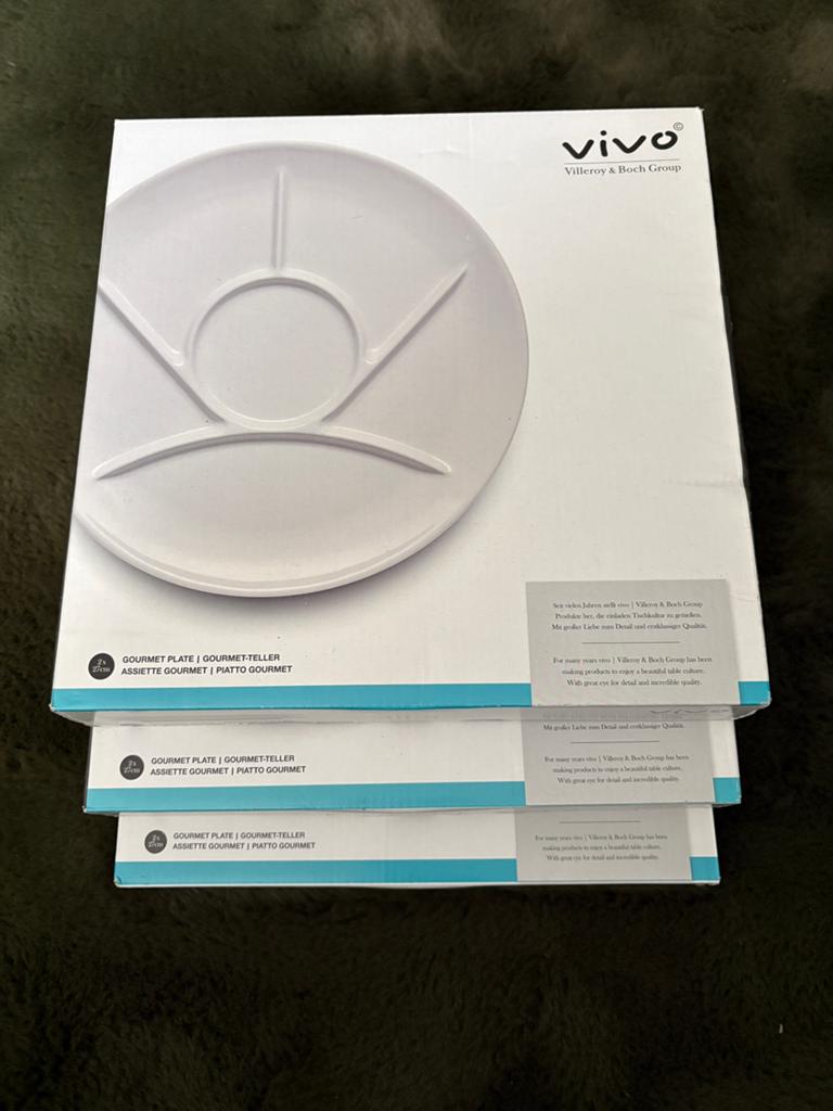 Nieuw! Villeroy & Boch Vivo 6 gourmet borden, Ophalen of Verzenden