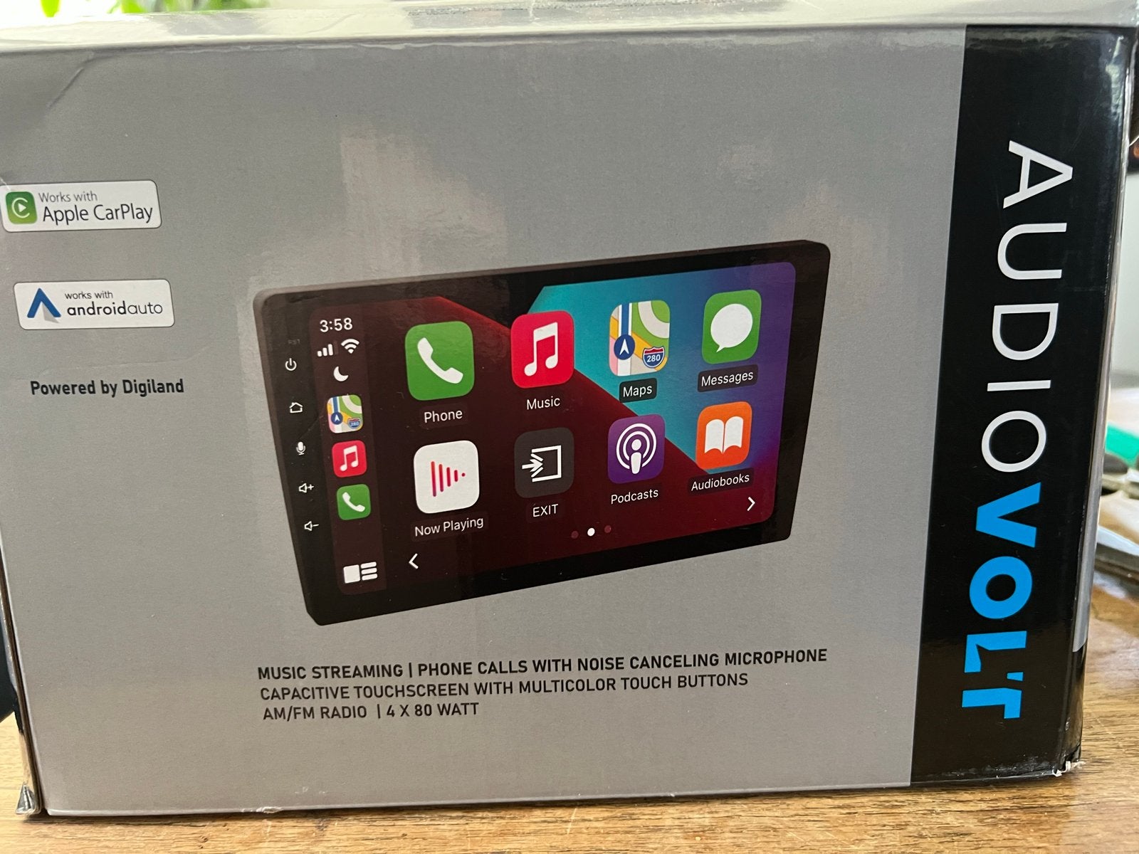 AudioVolt Autoradio met Apple CarPlay en Android Auto, Auto diversen, Autoradio's, Ophalen, Gebruikt