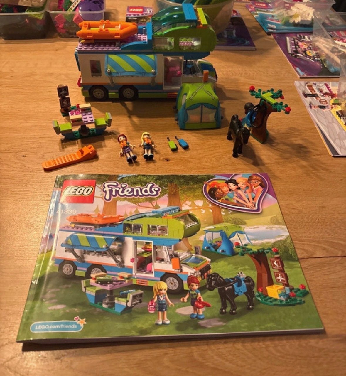 Lego Friends 41339 Mia's Campervan - Compleet, Ophalen of Verzenden, Gebruikt