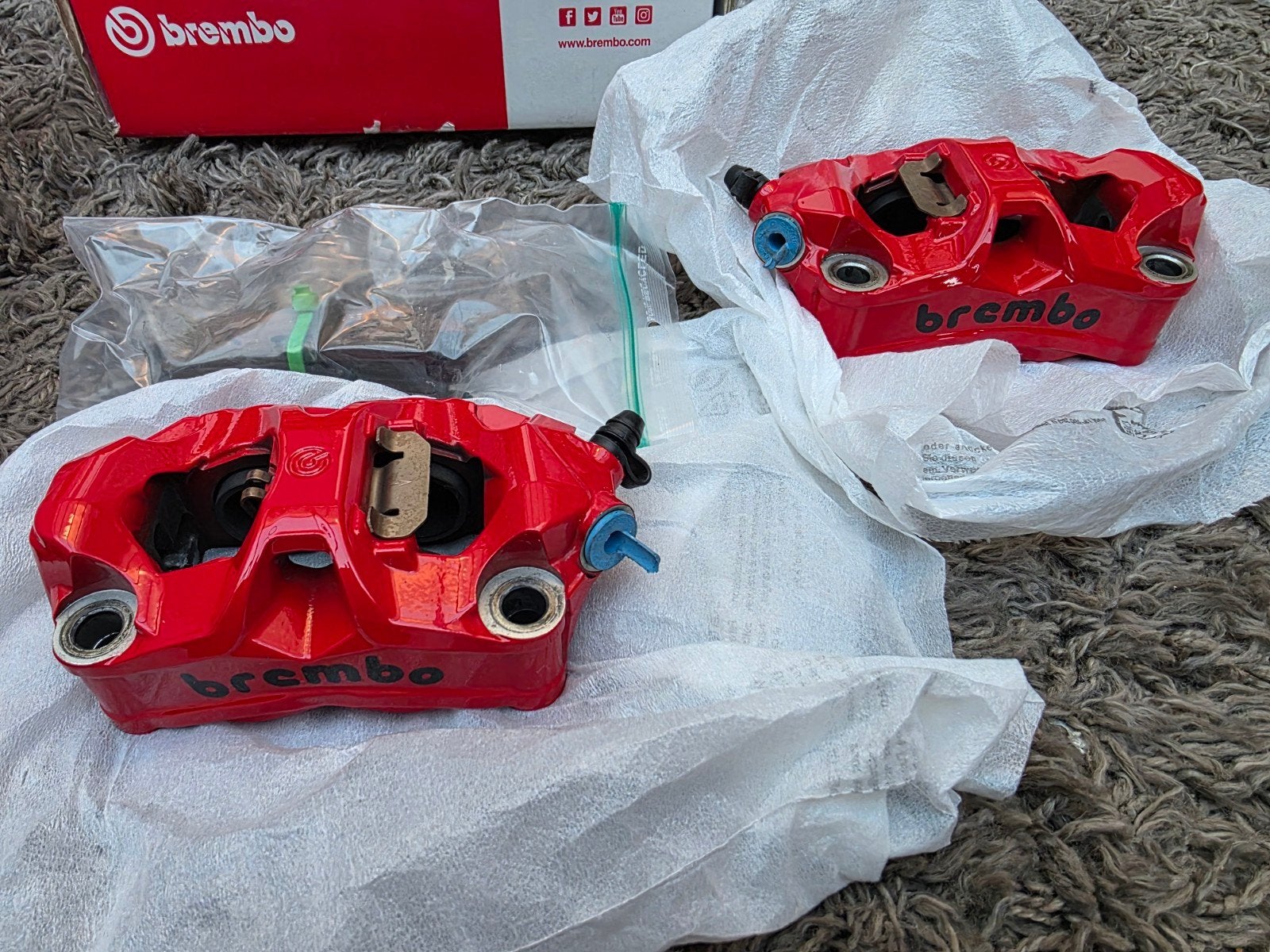 brembo stylema & T-drive ducati Panigale Streetfighter v4, Ophalen of Verzenden, Gebruikt