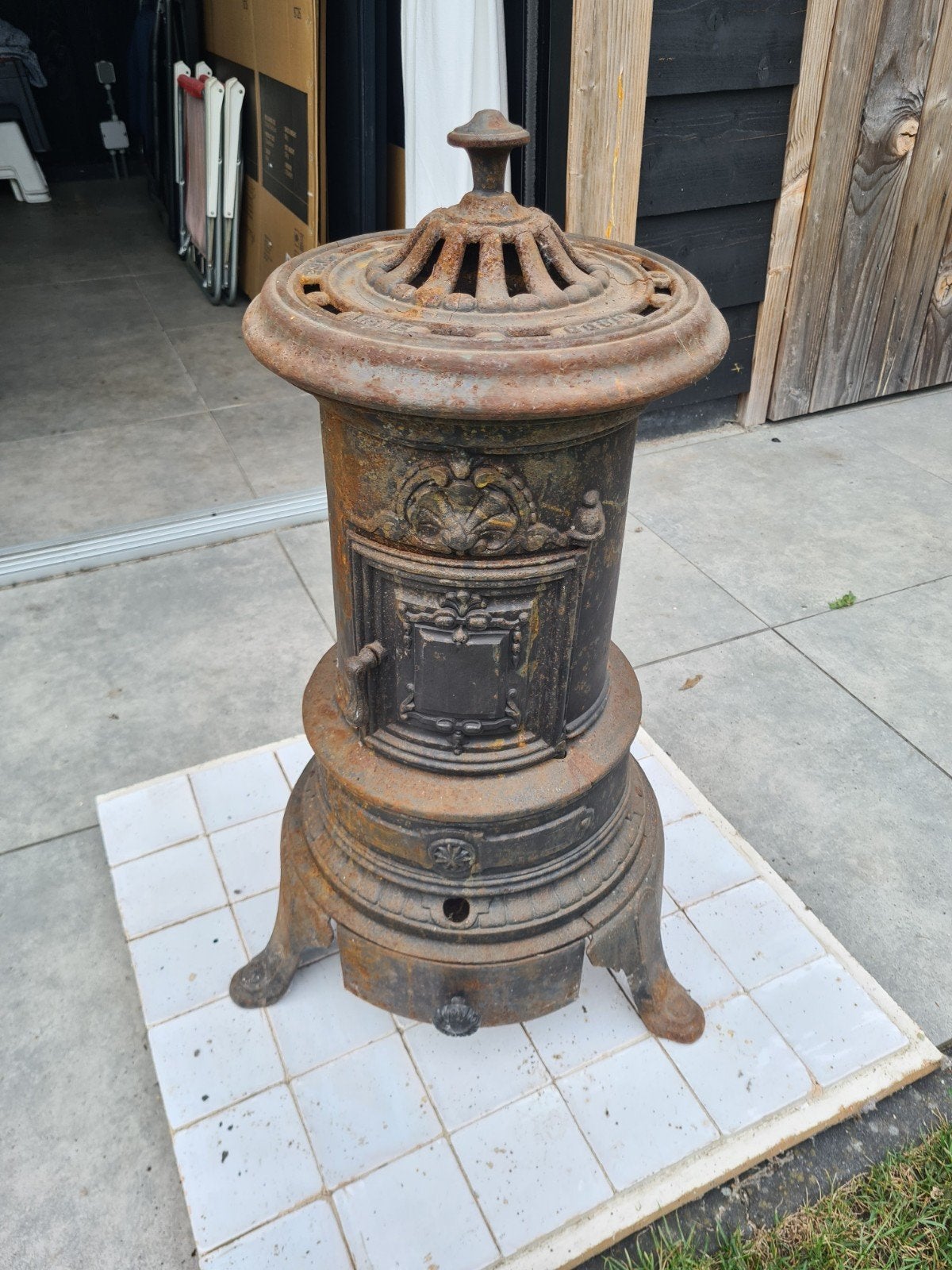 Te koop potkachel kachel, Huis en Inrichting, Kachels, Ophalen, Hout, Houtkachel