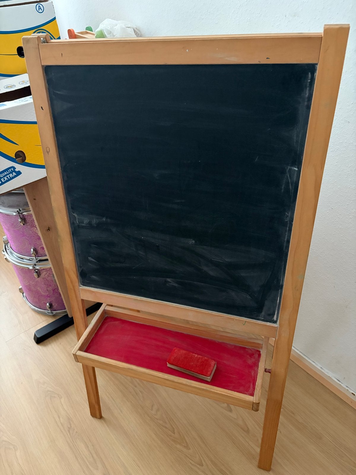 Kinder krijtbord en whiteboard, Ophalen, Gebruikt