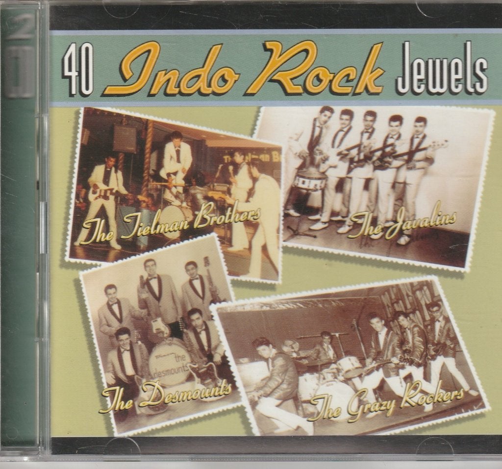 40 Indorock Jewels  ( 2 cd set ), Cd's en Dvd's, Verzenden, Zo goed als nieuw, Levenslied of Smartlap