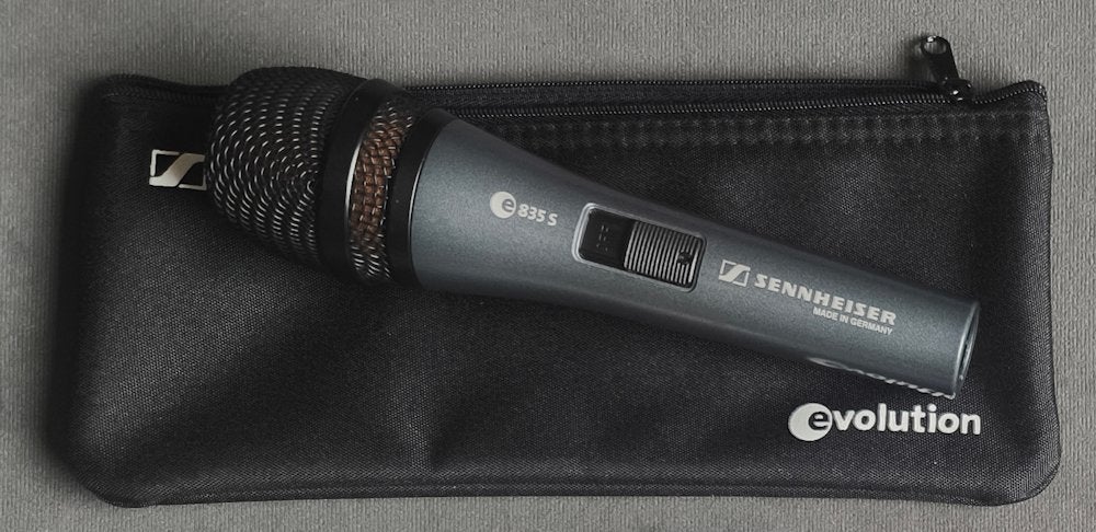 Sennheiser E 835 S dynamische zang-microfoon., Ophalen of Verzenden, Gebruikt, Zangmicrofoon