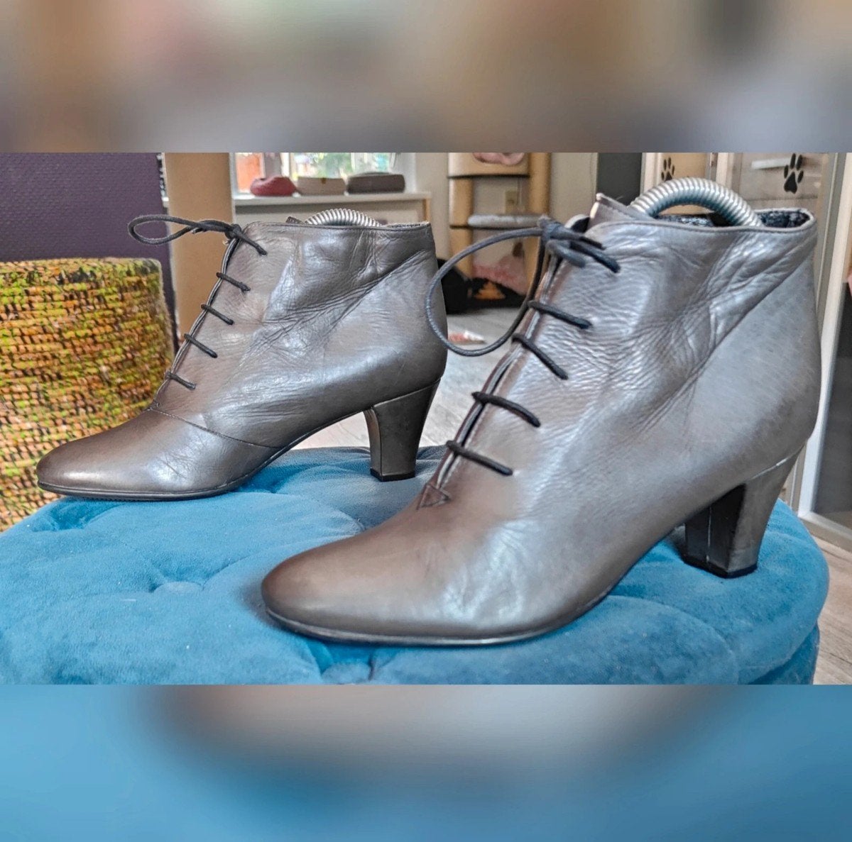 Leuke Grijze veterlaarsjes Freeflex maat 37, Kleding | Dames, Schoenen, Ophalen of Verzenden, Zo goed als nieuw, Grijs