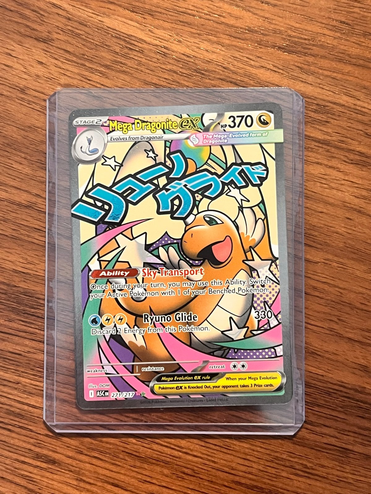 Mega Dragonite EX. PSA 10 WAARDIG!, Ophalen of Verzenden, Nieuw, Losse kaart