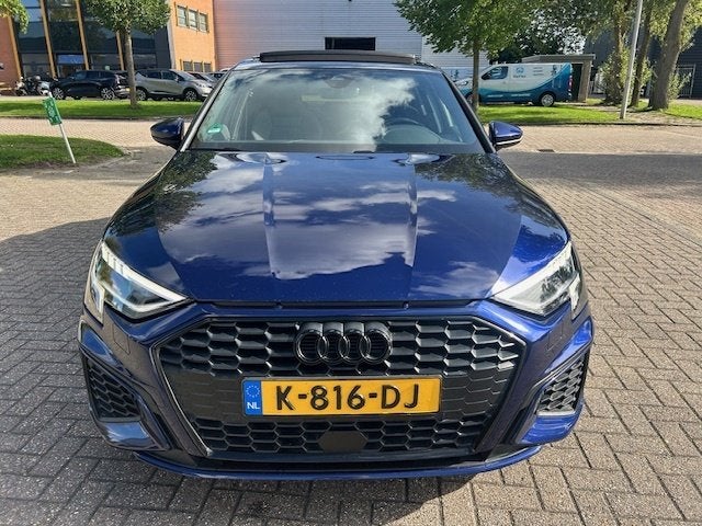 Audi A3 Sportback 30 TFSI S edition PANO CRUISE LED NAP, Automaat, Gebruikt, Euro 6, Blauw