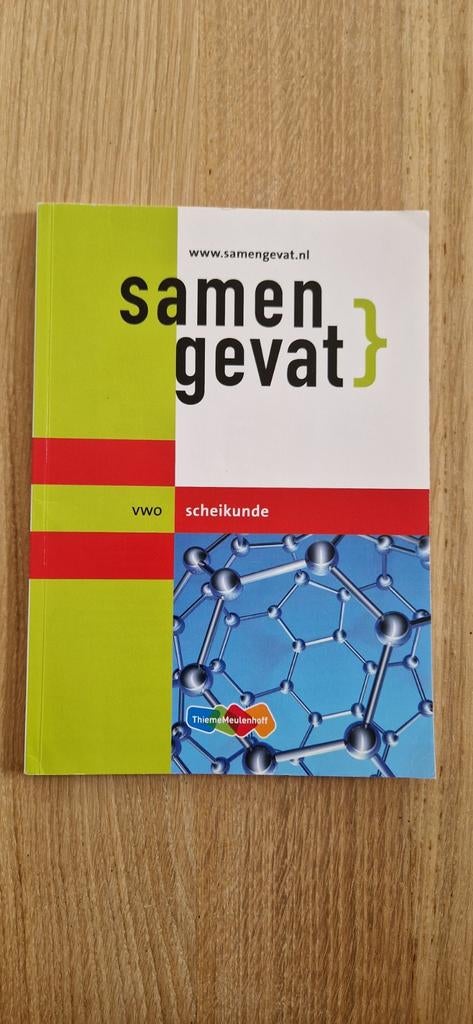 Samengevat VWO Scheikunde - Thiememeulenhoff, Gelezen, VWO, Scheikunde, Thiememeulenhoff