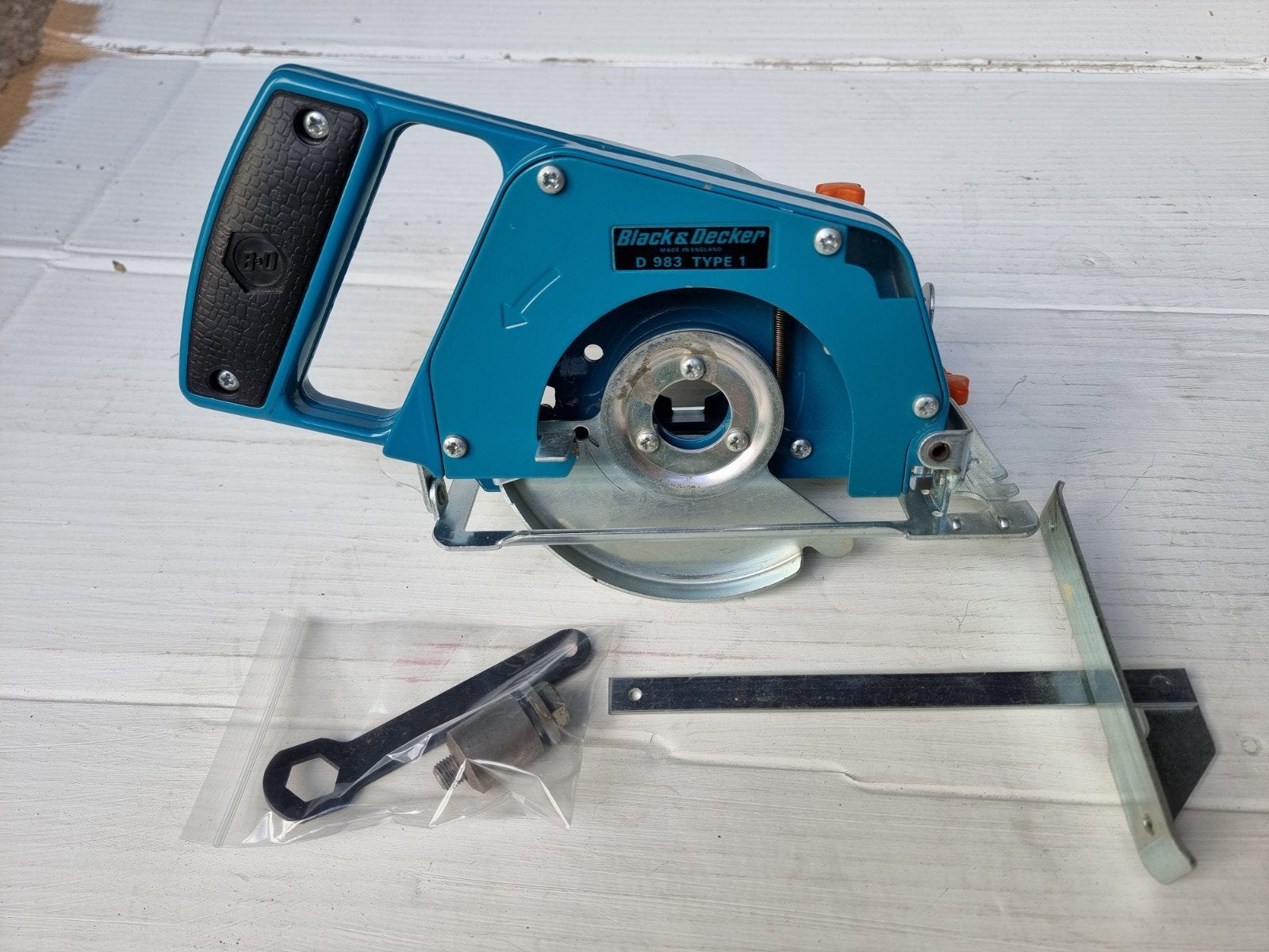 Black & Decker D983 Type 1 Cirkelzaag Opzetstuk - Adapter, Gebruikt, Cirkelzaag, Ophalen of Verzenden, Black en Decker