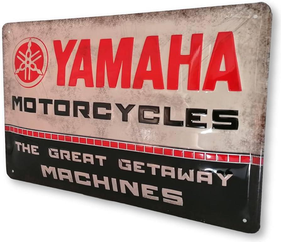 Yamaha metalen reclamebord, Ophalen of Verzenden, Nieuw, Motoren