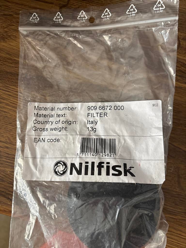 7x Nilfisk Filter - Nieuw, Ophalen of Verzenden, Nieuw, Stofzak, Minder dan 1200 watt