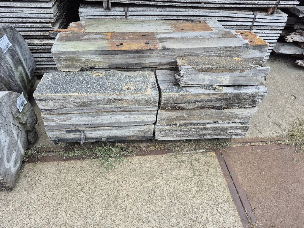 Stukken balk met Antislip, Ophalen, Gebruikt, Hardhout, Minder dan 180 cm