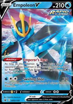 Empoleon V (SWSH 108), Hobby en Vrije tijd, Verzamelkaartspellen | Pokémon, Ophalen of Verzenden, Zo goed als nieuw, Losse kaart